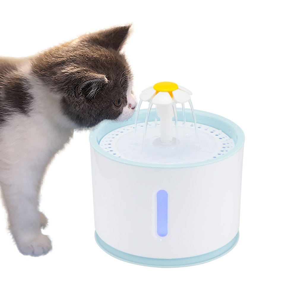 Trinkbrunnen für Katzen & Hunde 2.4L – LED, USB, Leise