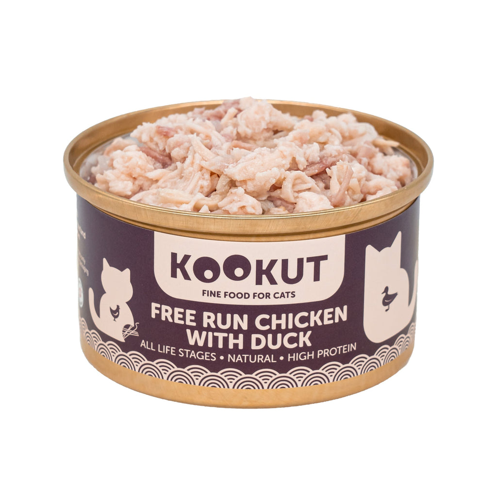 Freiland-Hühnchen & Ente – Natural Katzennassfutter