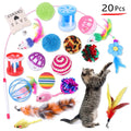 Katzenspielzeug Set – Teaser, Maus & Zubehör, Multi-Style