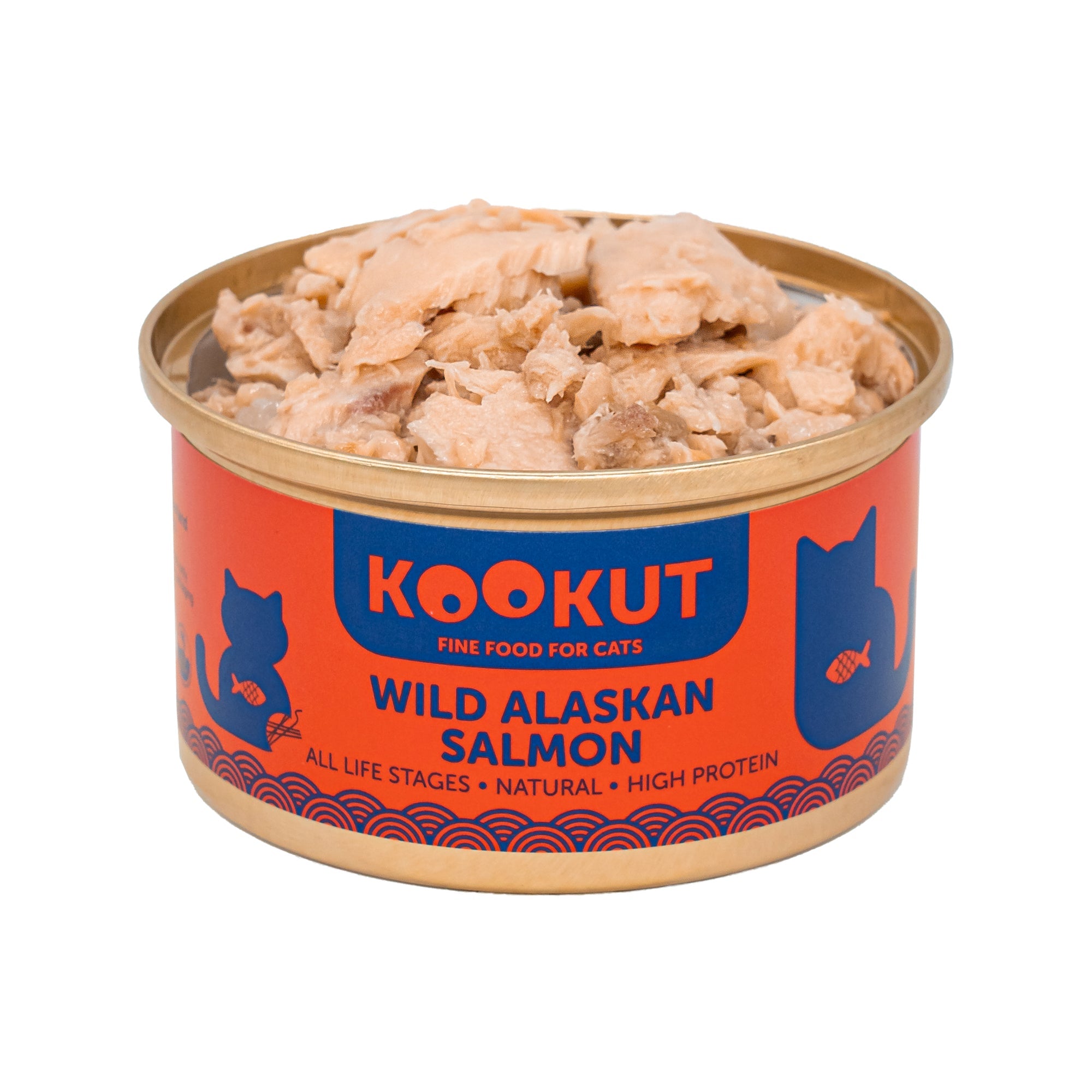Wilder Alaska-Lachs – Natural Katzennassfutter