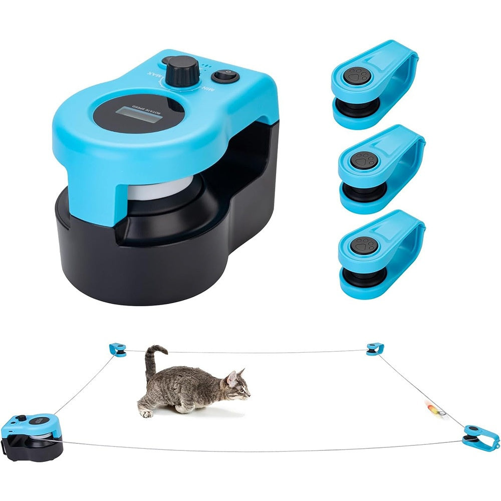 Ferngesteuertes Katzenspielzeug mit Feder – Elektrisch, für Indoor