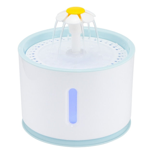 Trinkbrunnen für Katzen & Hunde 2.4L – LED, USB, Leise