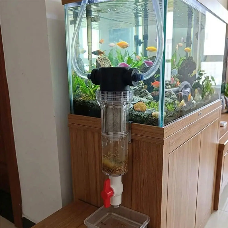 Aquarium Kotabscheider – Vorfilter Fischkot-Kollektor für Tank & Teich
