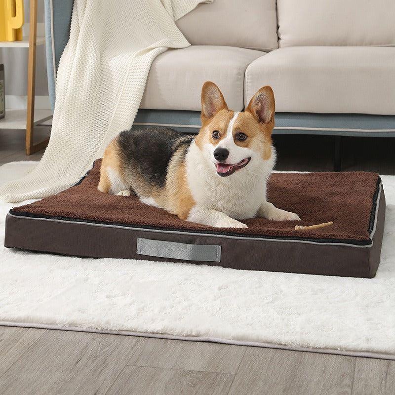 Memory Foam Haustiermatte – Wasserdicht, Waschbar, für Hunde & Katzen