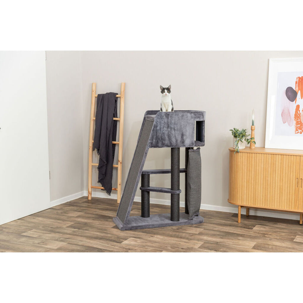 Trixie Kratzbaum Für Katzen Trixie Active 122 Cm Grau
