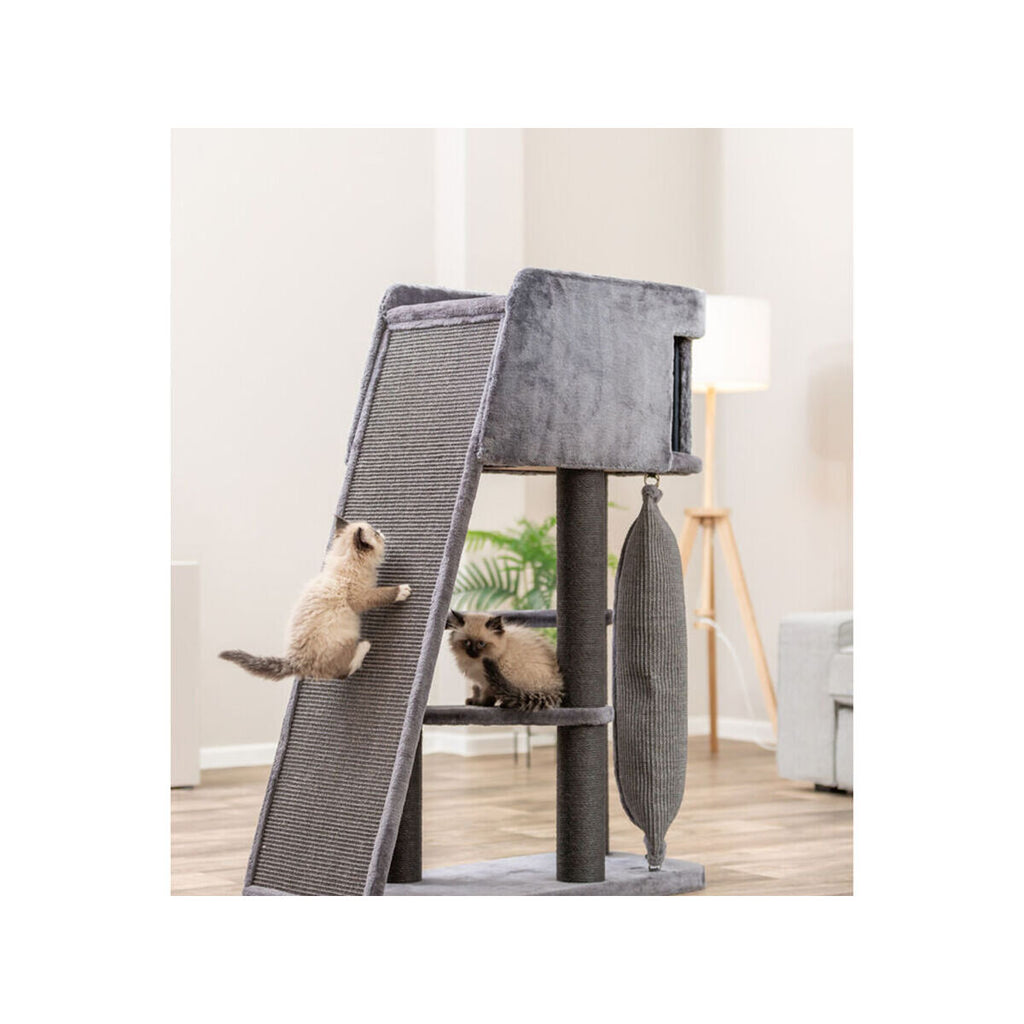 Trixie Kratzbaum Für Katzen Trixie Active 122 Cm Grau