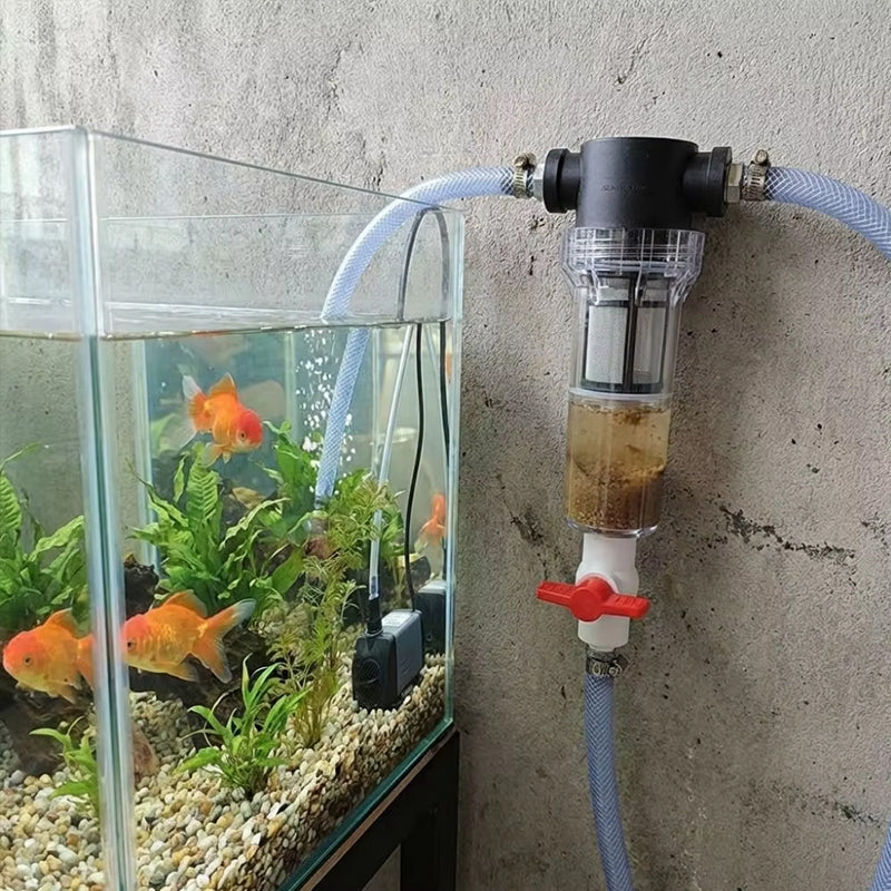 Aquarium Kotabscheider – Vorfilter Fischkot-Kollektor für Tank & Teich