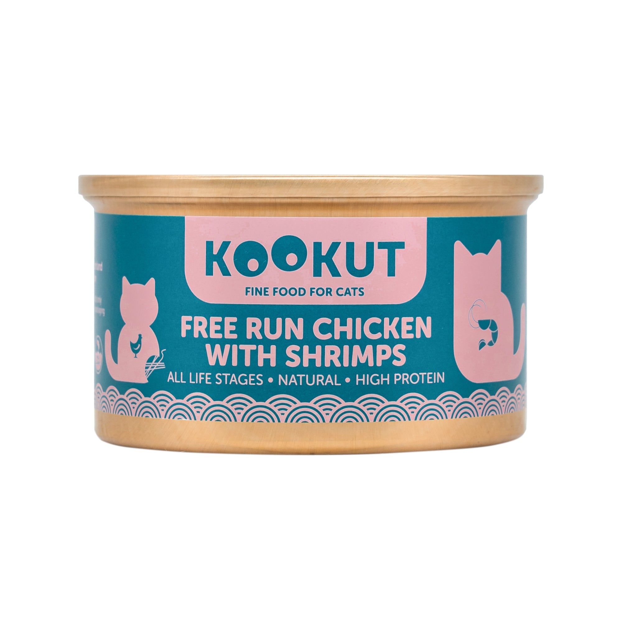 Freiland-Hühnchen & Garnelen – Natural Katzennassfutter