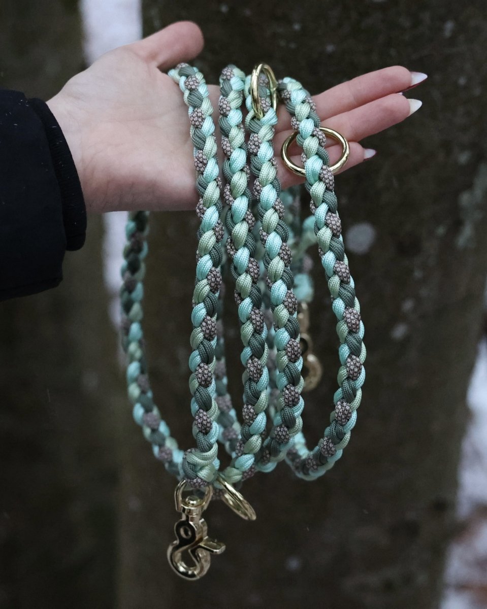 Hundeleine "Emerald" aus Paracord