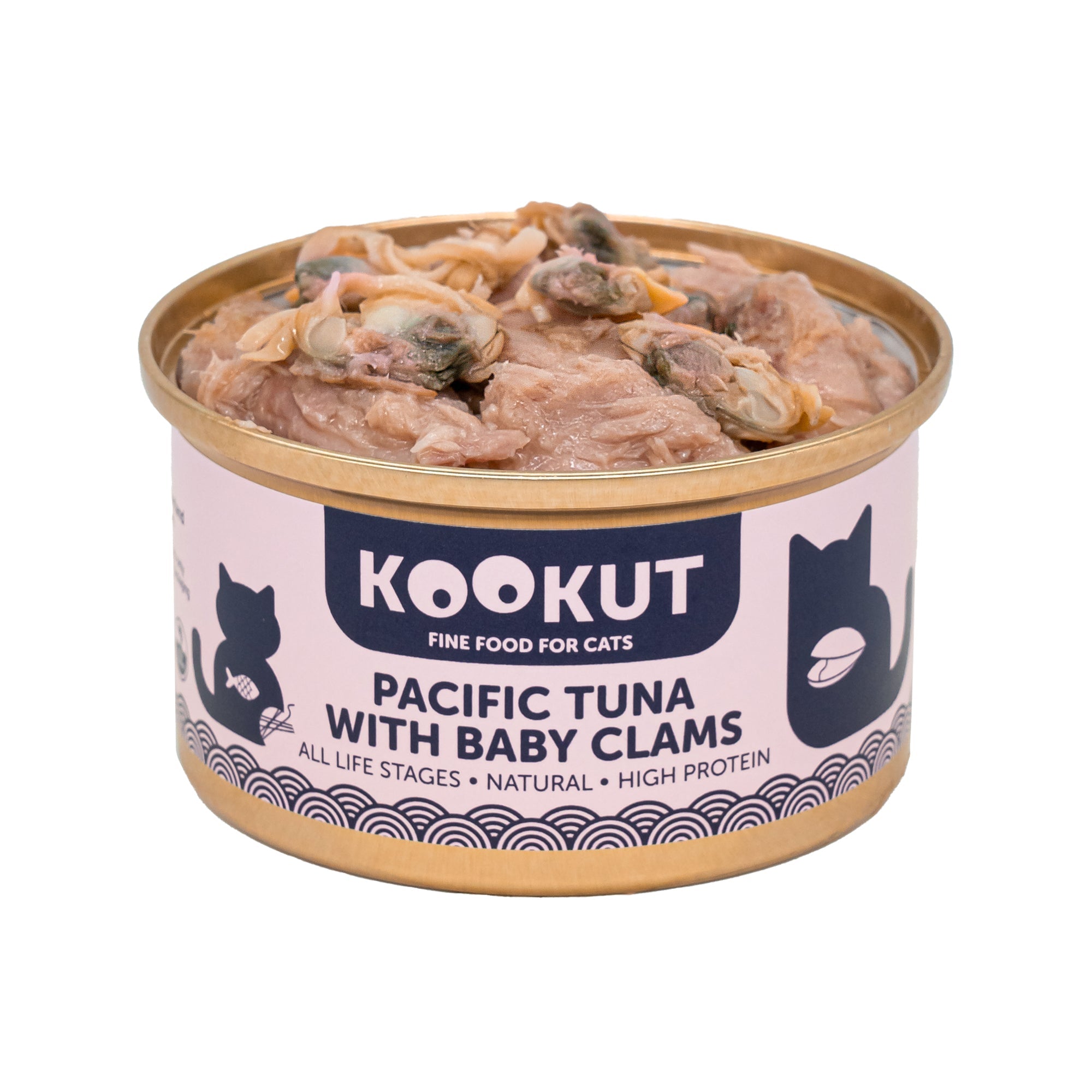 Pazifischer Thunfisch & Baby-Muscheln – Natural Katzennassfutter