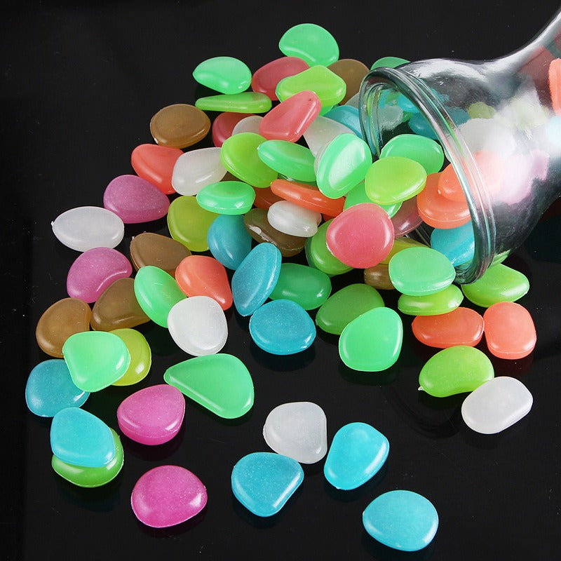 Leuchtende Aquarium Steine – Fluoreszierend, Glow in the Dark