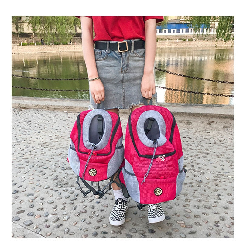 Hunde-Rucksack Tragetasche – Atmungsaktiv, Für Reisen & Outdoor