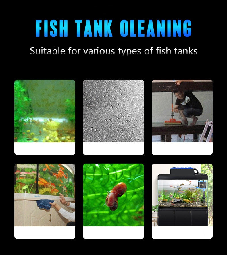 Aquarium Magnet-Reinigungsbürste – Algenschaber für Scheiben & Glas