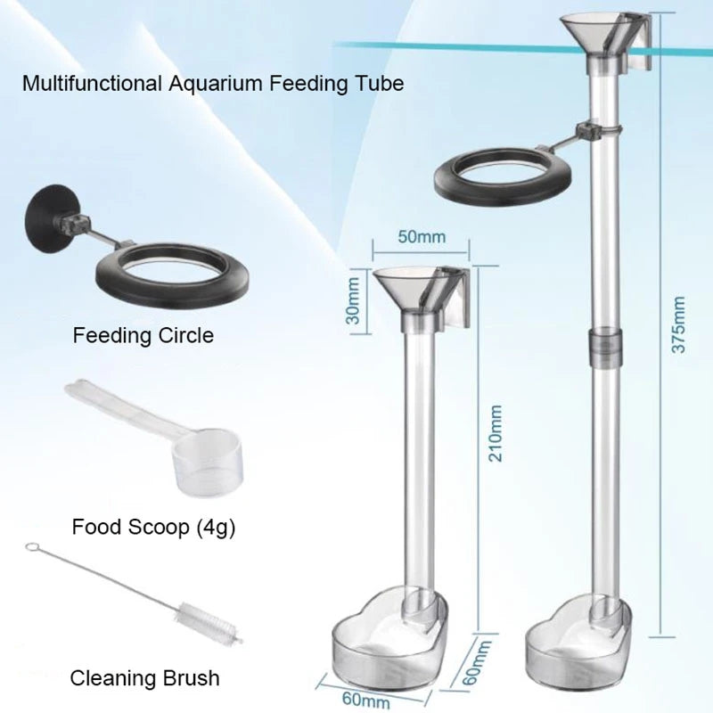 Aquarium Futternapf Acryl – Transparent, für Garnelen, Schnecken & Fische