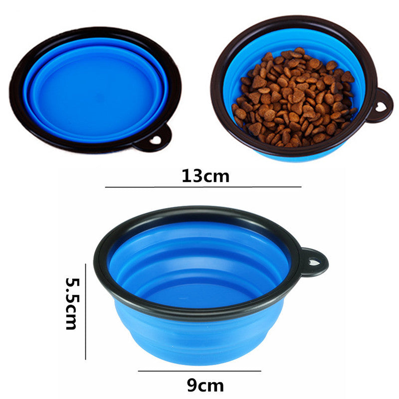 Faltbarer Hundenapf – TPE & Silikon, 350ml & 1000ml, für unterwegs