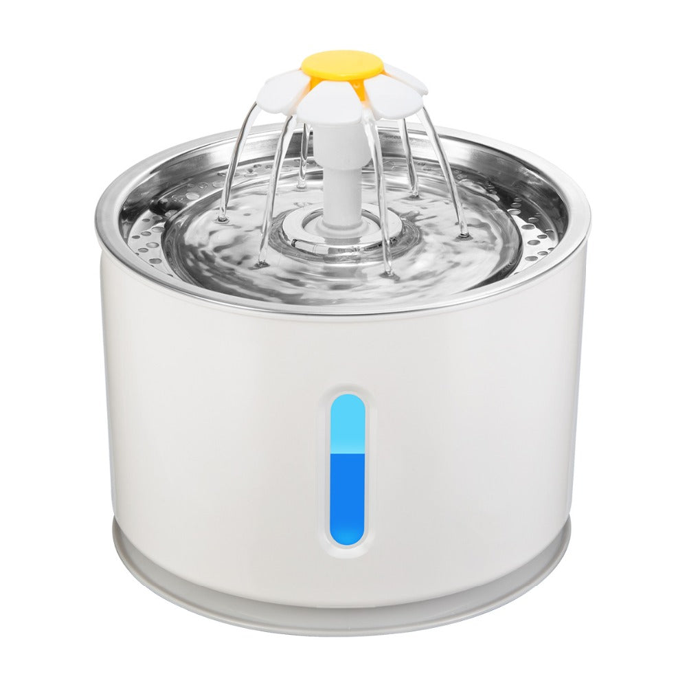 Trinkbrunnen für Katzen & Hunde 2.4L – LED, USB, Leise