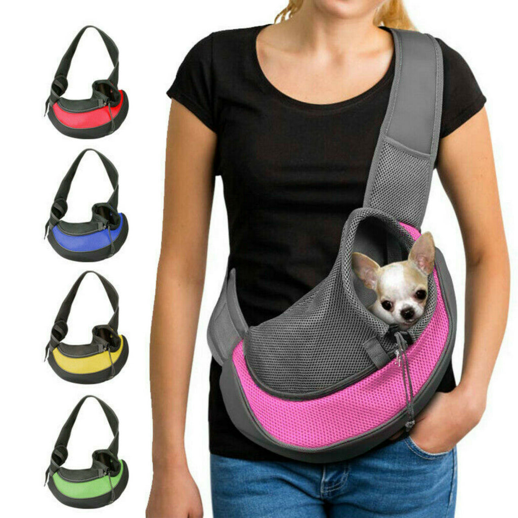 Hunde-Umhängetasche – Atmungsaktiv, Mesh, Für Reisen & Alltag