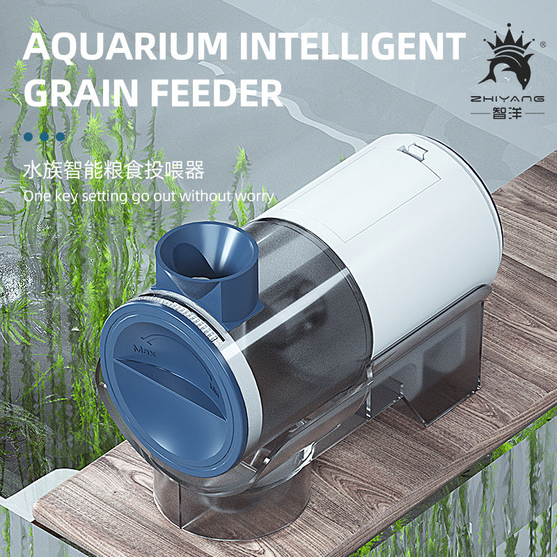 Automatischer Fischfutterautomat – LCD Timer & Pellet-Dosierung