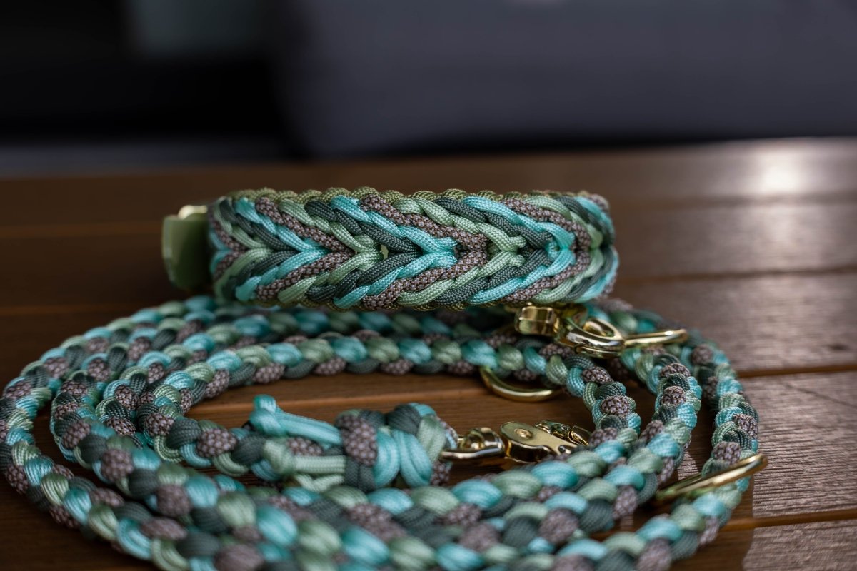 Hundeleine "Emerald" aus Paracord