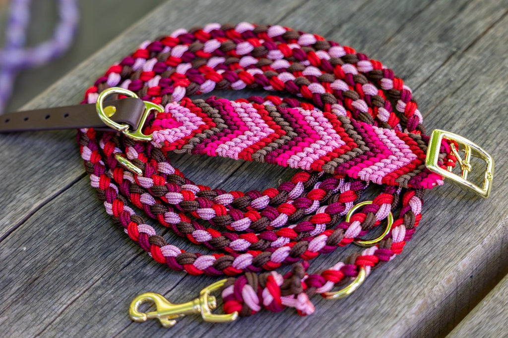 Hundeleine "Ruby Dream" aus Paracord