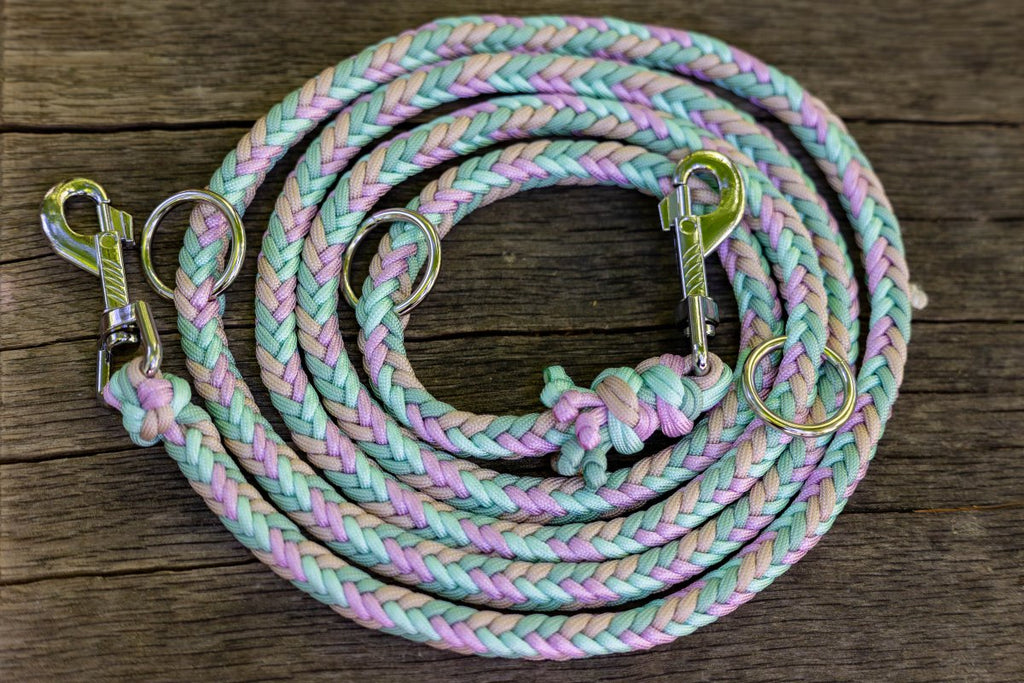 Hundeleine "Candy Blossom" aus Paracord