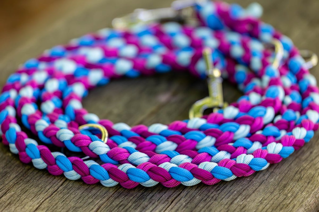 Hundeleine "Aurora Bloom" aus Paracord