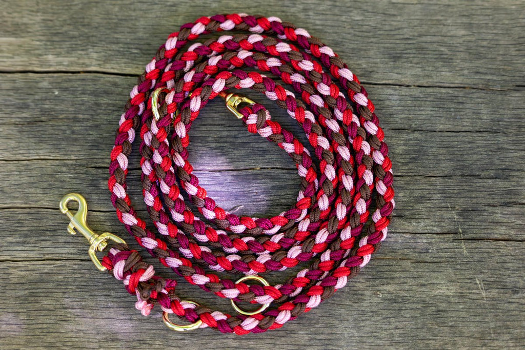 Hundeleine "Ruby Dream" aus Paracord