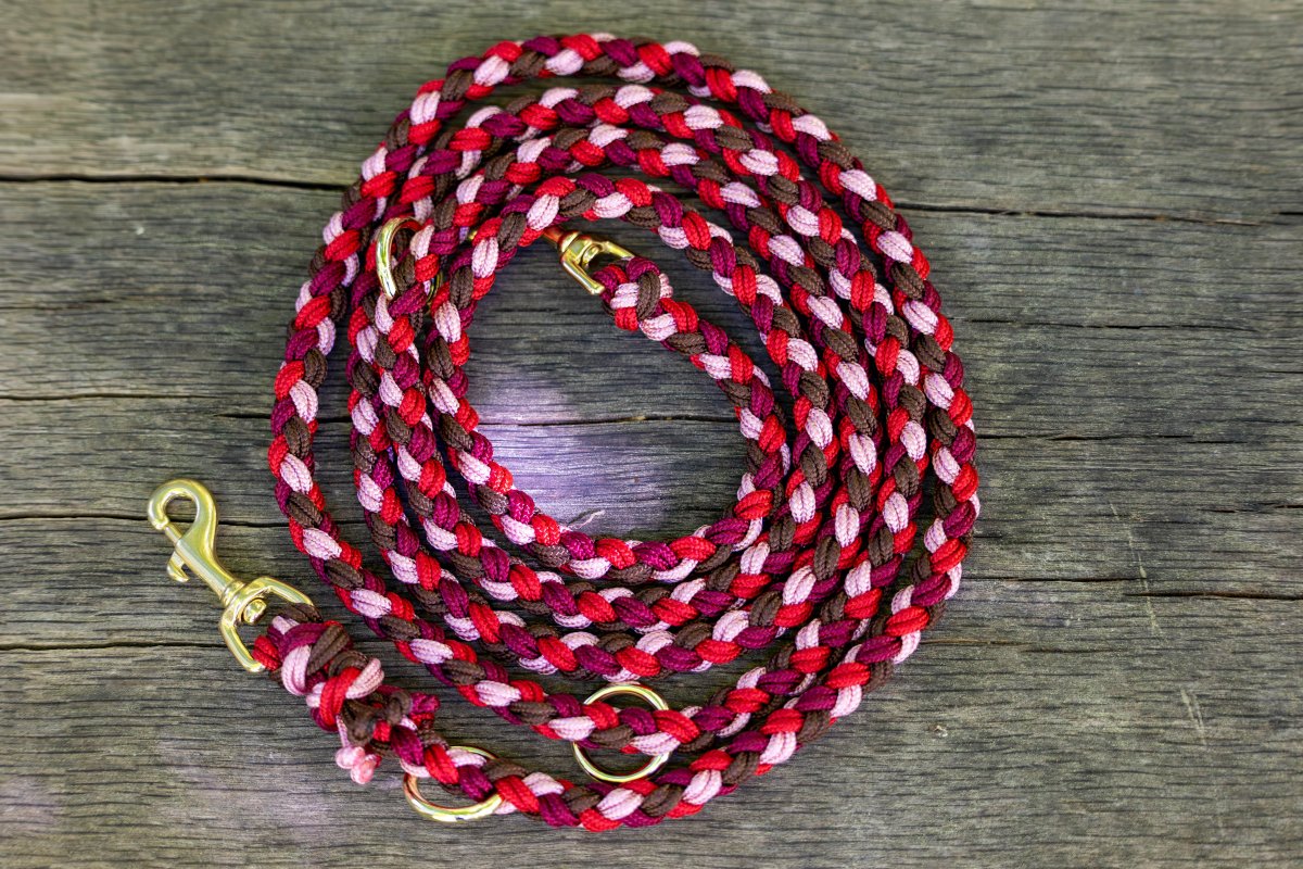 Hundeleine "Ruby Dream" aus Paracord