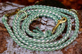 Hundeleine "Shining Green" aus Paracord