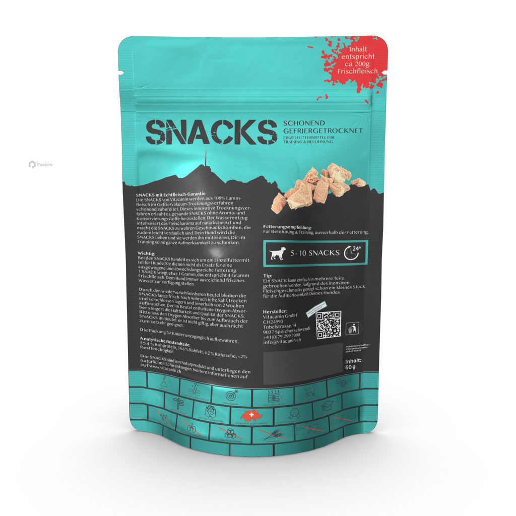 Lamm SNACKS gefriergetrocknet (FD)
