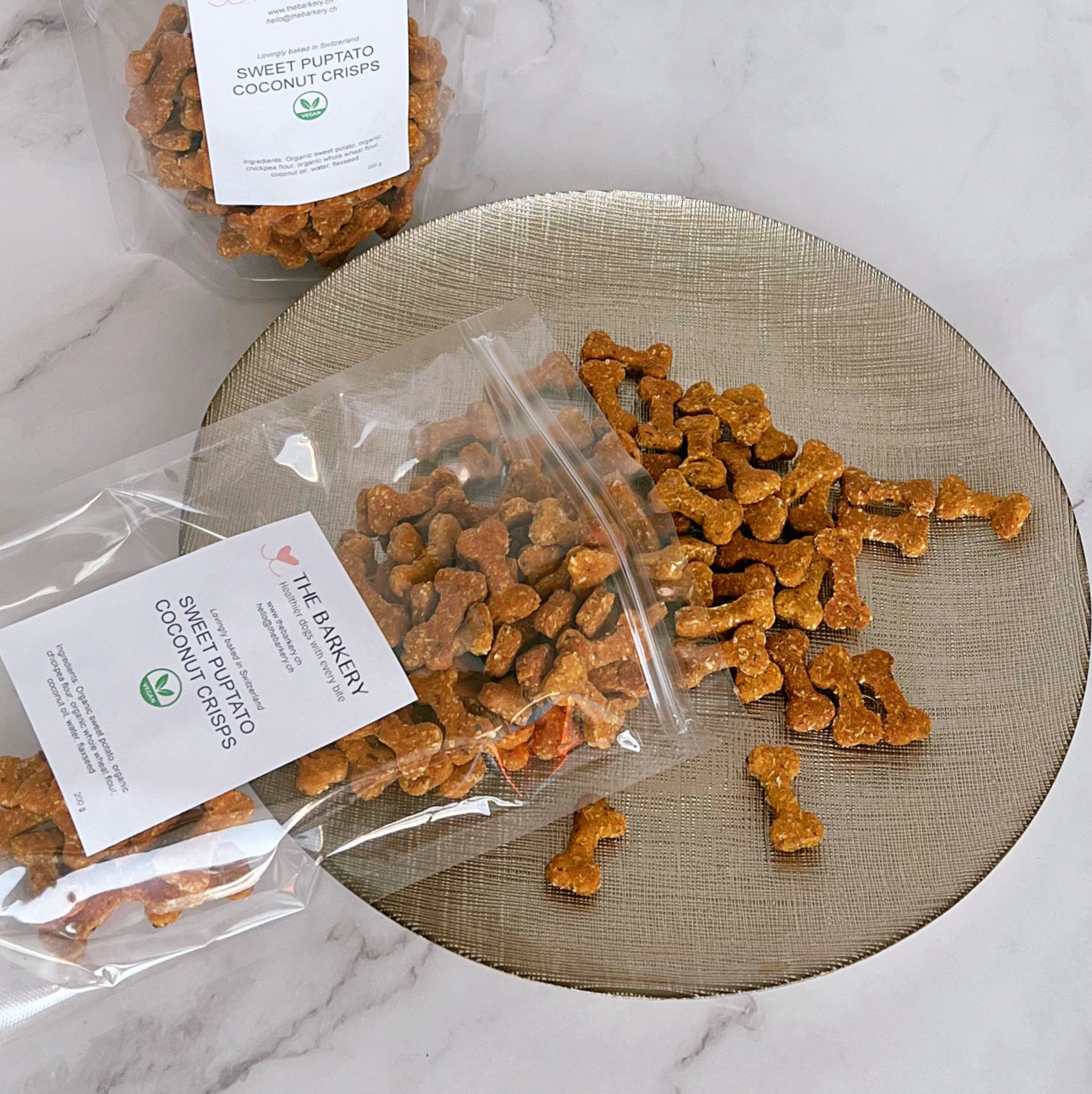 Süße Puptato Kokoschips Hundeleckerlis