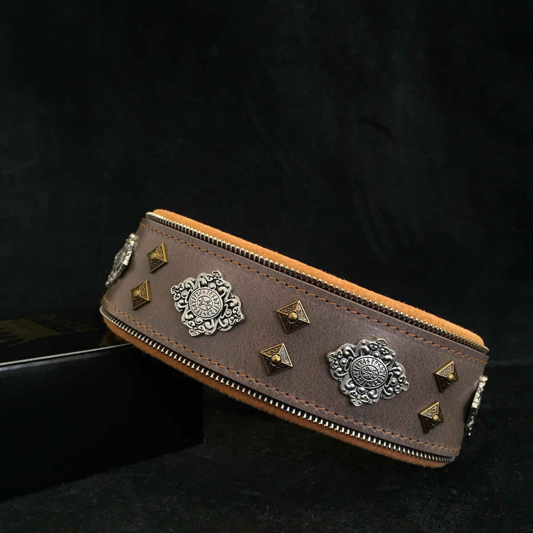 Aztec Hundehalsband Grau