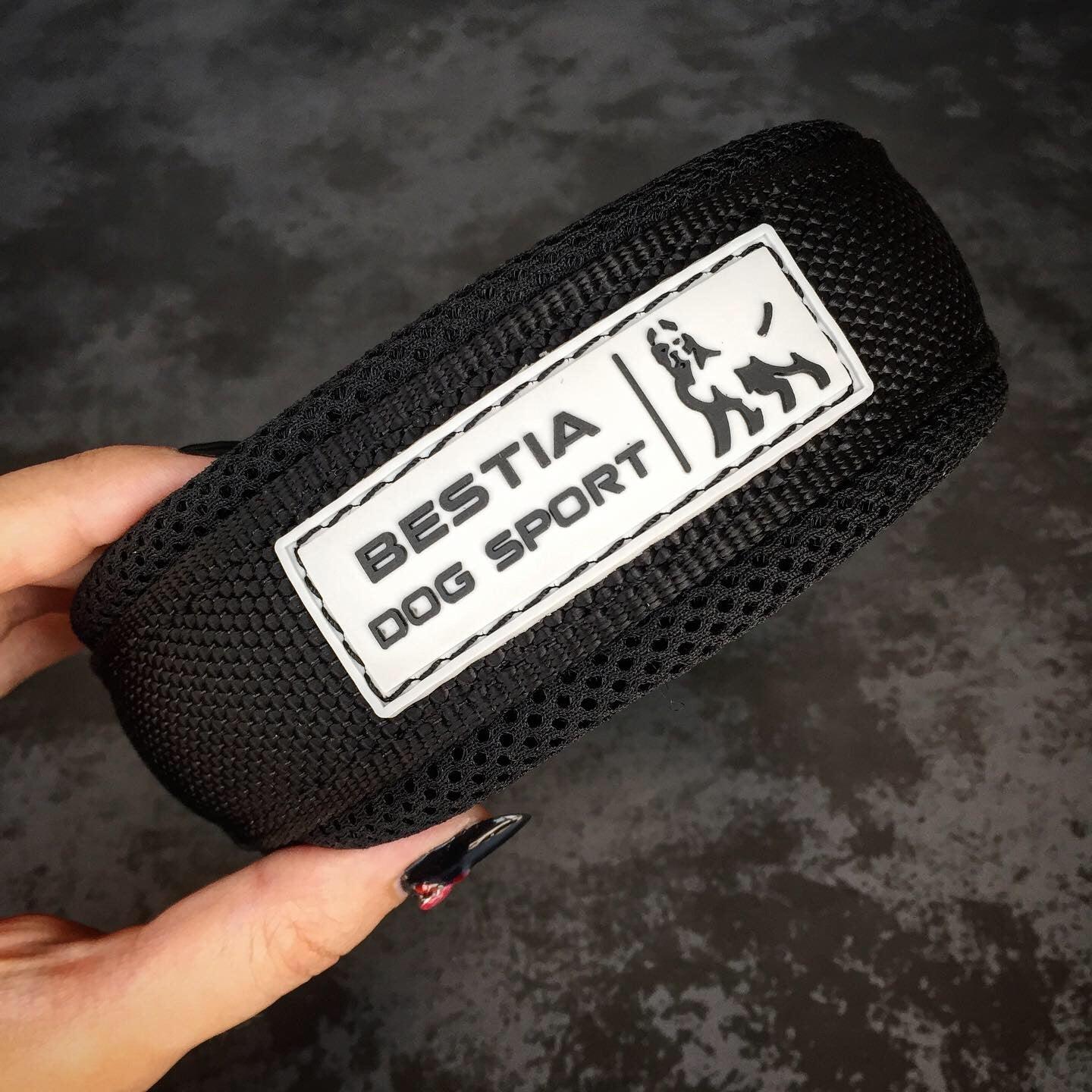 Bestia Dog Sport Schnellverschluss-Halsband Schwarz