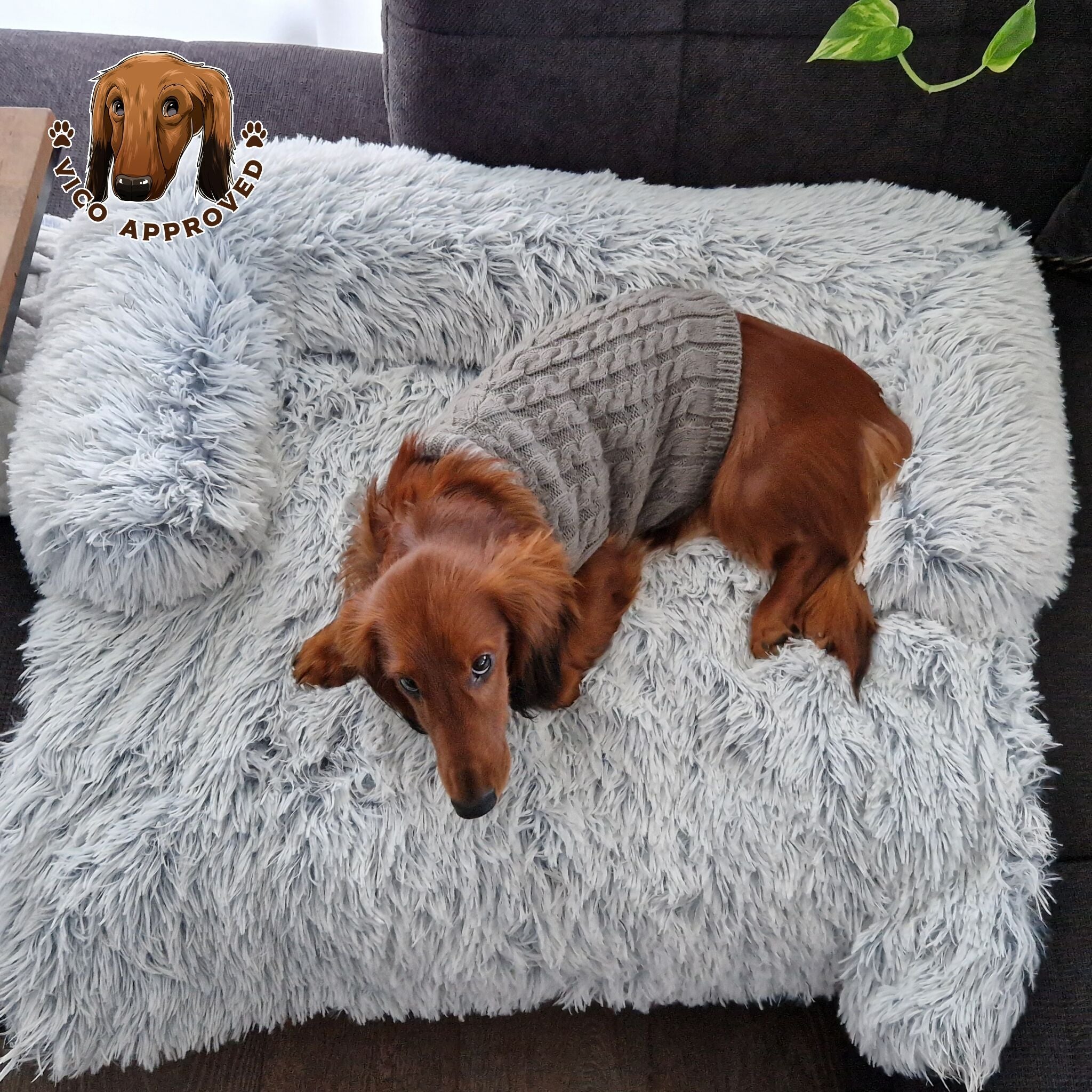 CozyNest Deluxe Hundebettmatte